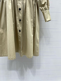 Cotton Nylon Shirt Dress