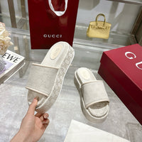 Angelina Platform Slide Sandals
