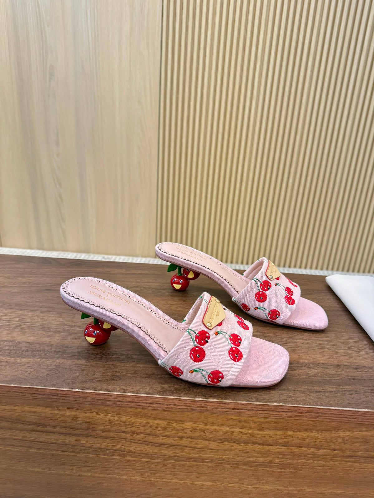 Cherry Lily Mules