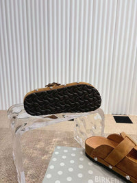 Paris Chunky Suede Clogs