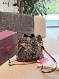 T Monogram Bucket Bag