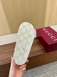 Crystal Leather Sliders