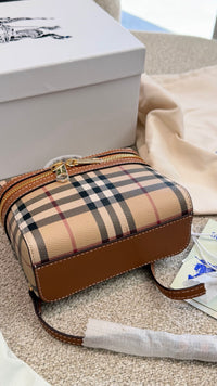 Mini Check Vanity Bag