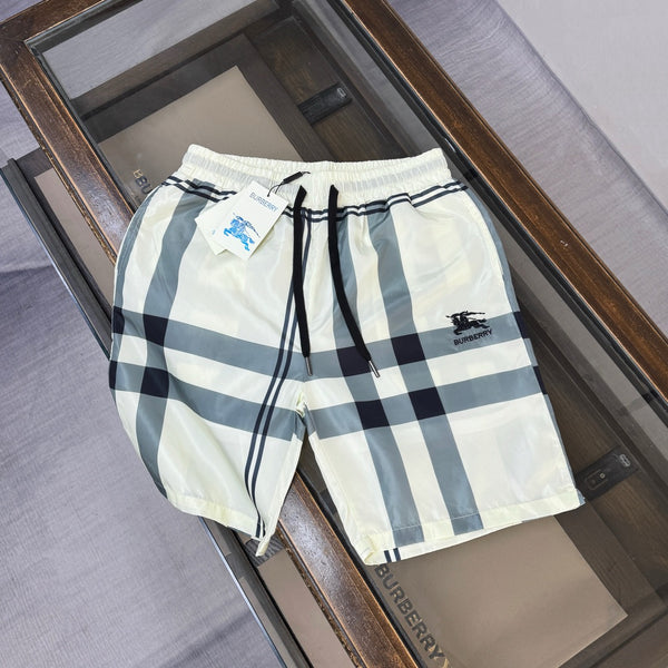 Check Print Swim Shorts