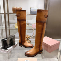 Leather Tall Riding Boots