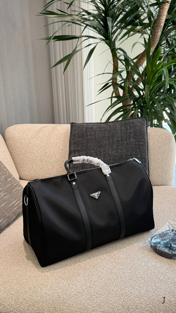 Re-Nylon and Saffiano Duffel Bag