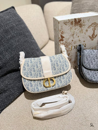 Oblique Jacquard Shoulder Bag