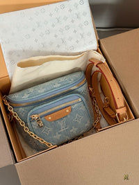 Mini Bumbag Sky Blue Denim