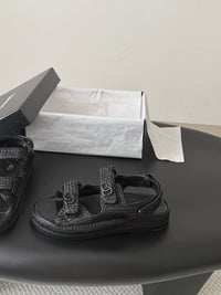26S Tweed Sandals