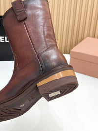 Foule Leather Booties