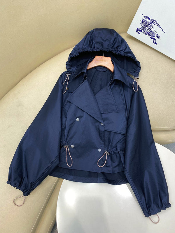 Hooded Taffeta Jacket