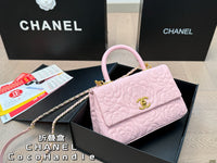 Top Handle Camellia Bag