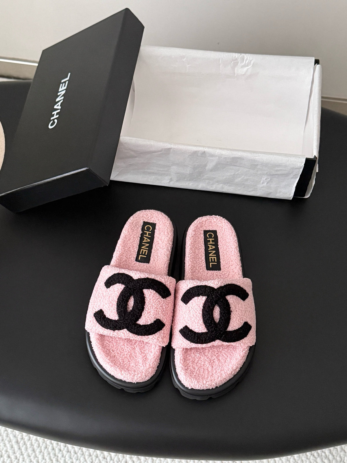 26K Plush Slide Sandals