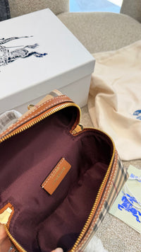 Mini Check Vanity Bag