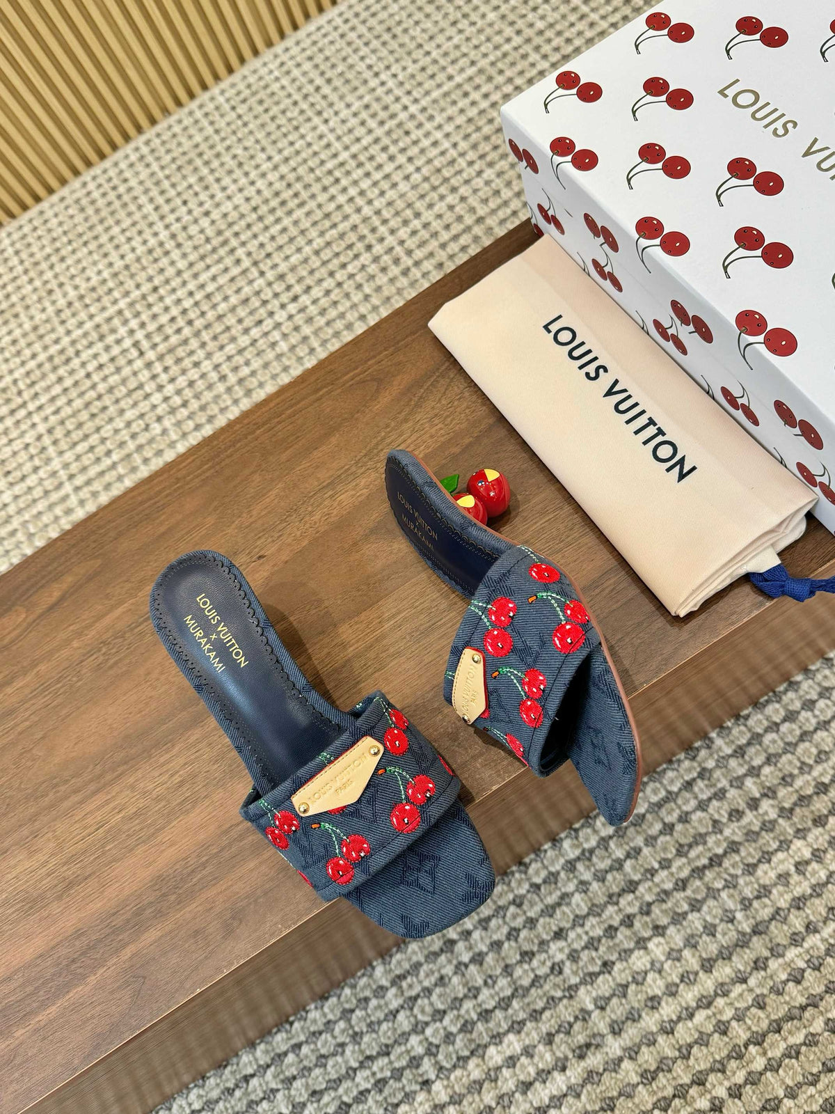 Cherry Lily Mules