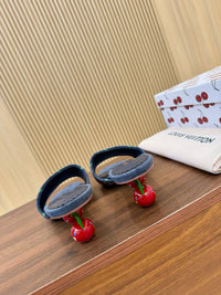 Cherry Lily Mules