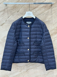 26S Braided Trim Short Down Jacket