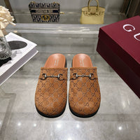 26S Horsebit Suede Mules