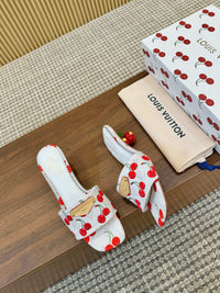 Cherry Lily Mules