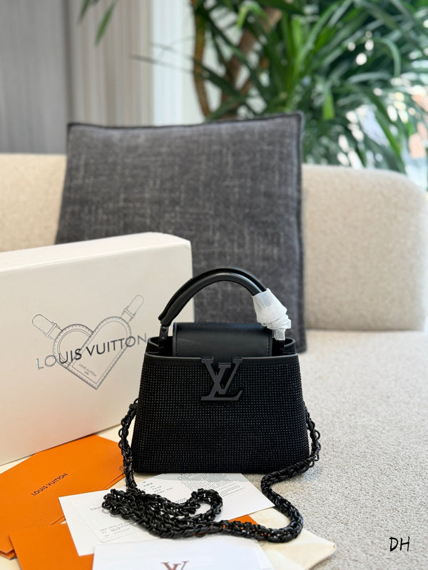 Swarovski Calfskin Mini Capucines
