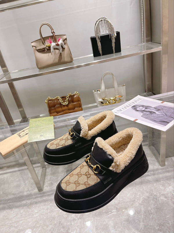 Platform Slip-On Loafers
