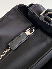 Explore Re-Nylon and Leather Shoulder Bag