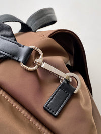 Explore Re-Nylon and Leather Backpack