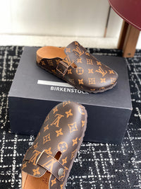 Monogram Suede Clogs