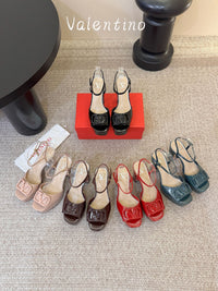 VLogo Signature Platform Sandals