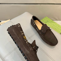 Suede Driver Loafers