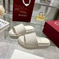 Angelina Platform Slide Sandals