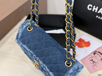 Denim Flap Bag
