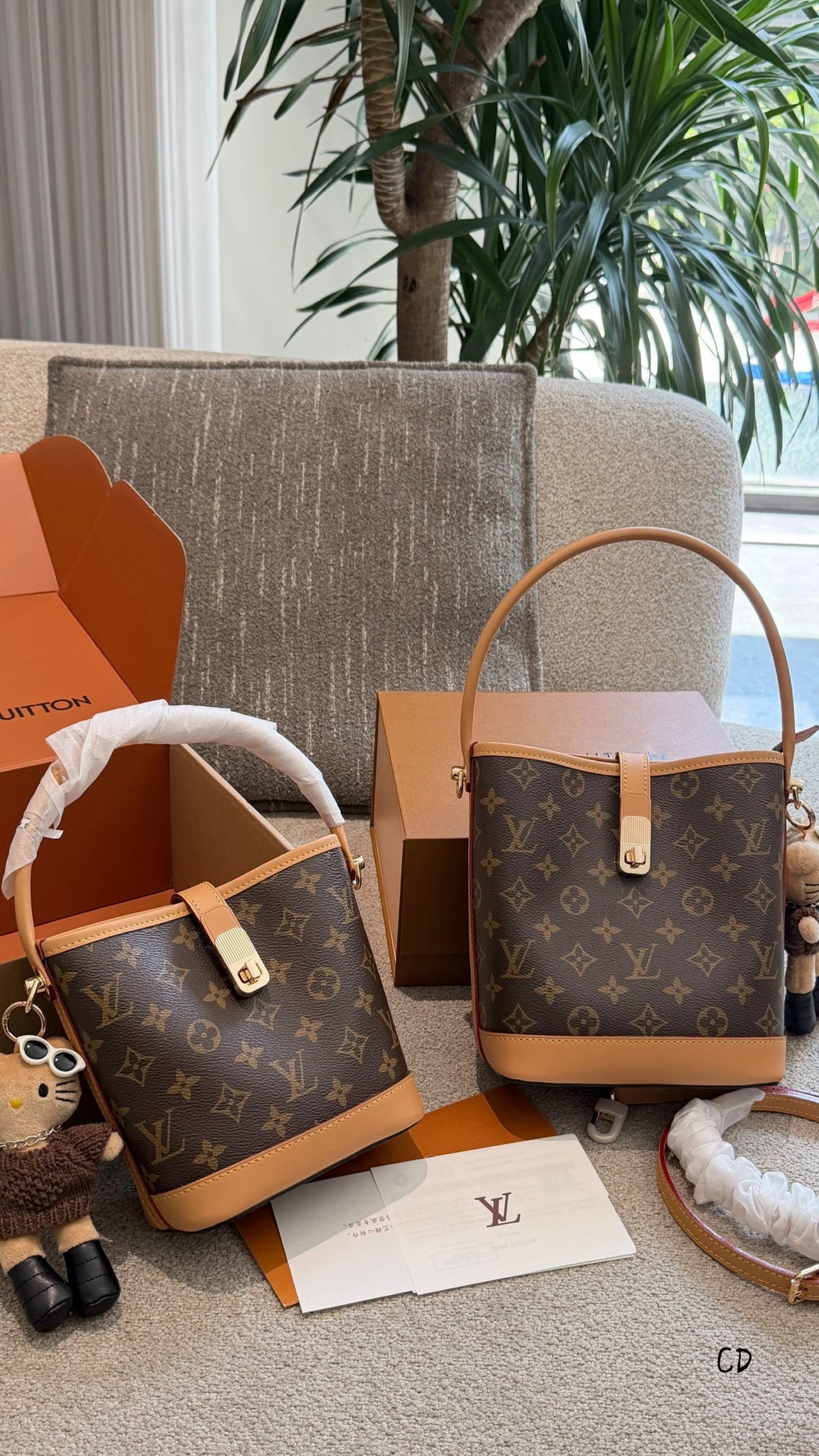 Monogram Bucket Bag