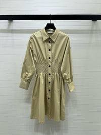Cotton Nylon Shirt Dress