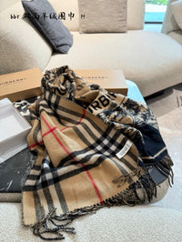 Reversible Knight Cashmere Scarf
