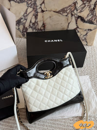 Shiny Lambskin Shopping Bag