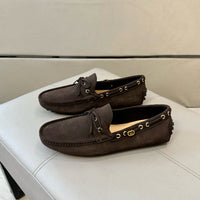 Suede Driver Loafers
