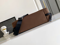 Explore Re-Nylon and Leather Shoulder Bag