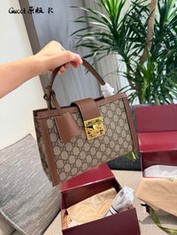Padlock Top Handle Bag
