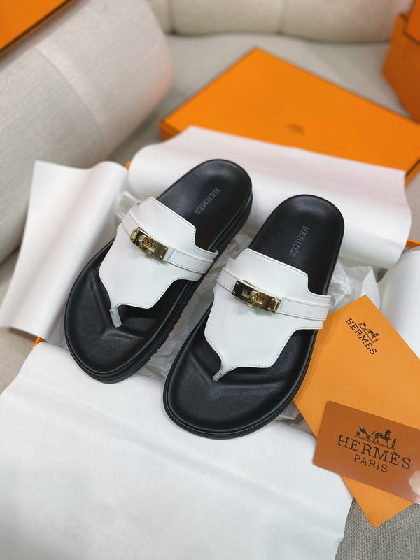 Black Rubber Slides