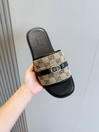 Monogram Slide Sandals