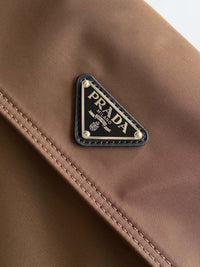 Explore Re-Nylon and Leather Shoulder Bag