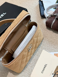 Suede Vanity Bag