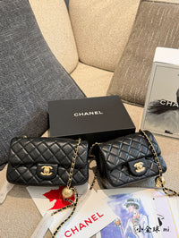 Mini Classic Flap Bag Lambskin