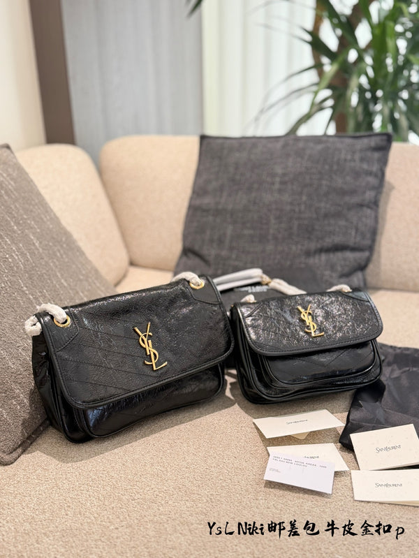 Niki Leather Bag Black