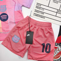 Barcelona Lamine Yamal No.10 Pink Football Kit