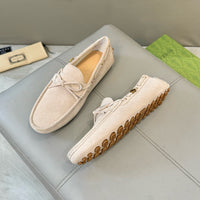 Suede Driver Loafers