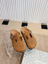 Paris Chunky Suede Clogs