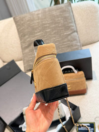 Vanity Case Suede Calfskin