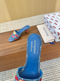 Cherry Lily Mules